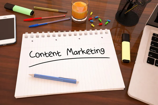 Marketing de contenidos — Foto de Stock