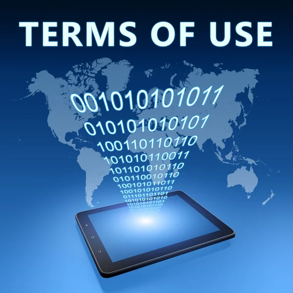 Terms of use — Stock Photo, Image
