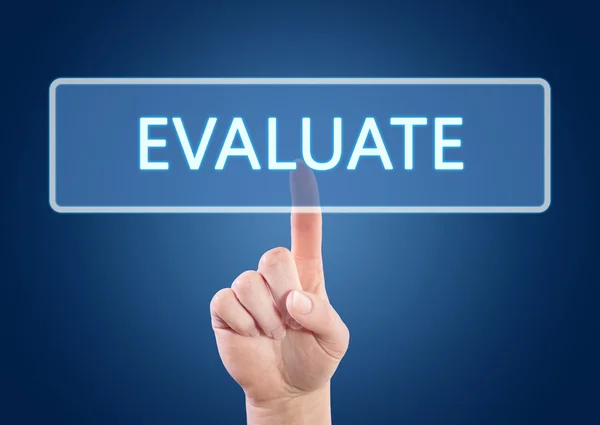 Evaluatie — Stockfoto