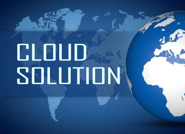 Cloud-Lösung — Stockfoto