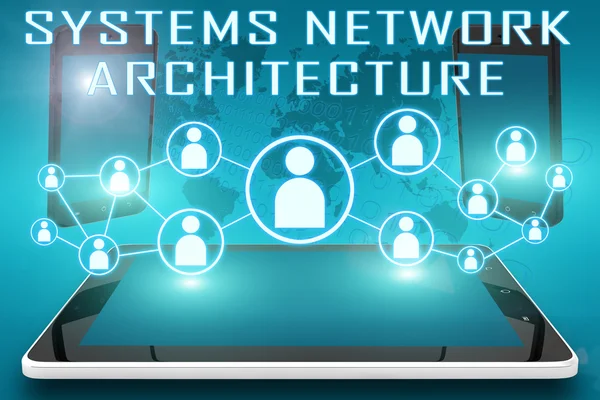 Architettura di rete di sistemi — Foto Stock