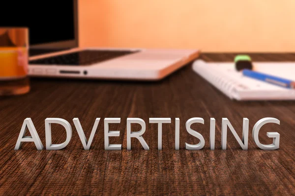 Advertising — Stock Photo, Image