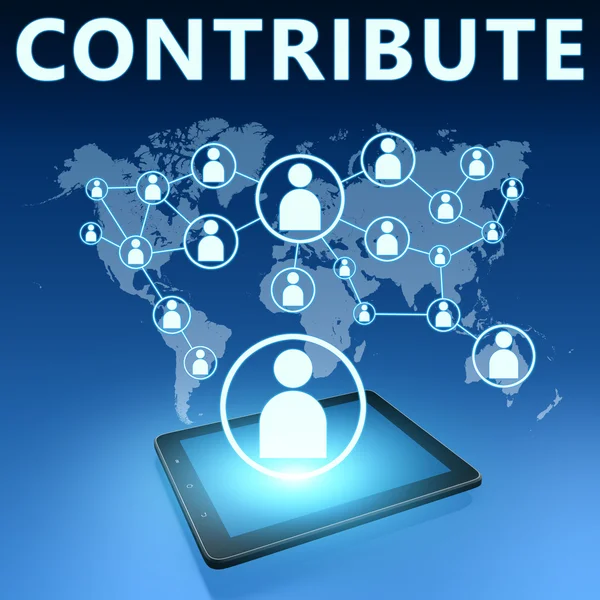 Contribuir — Fotografia de Stock