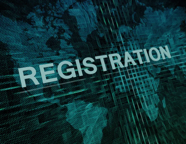 Registration — Stock Photo, Image