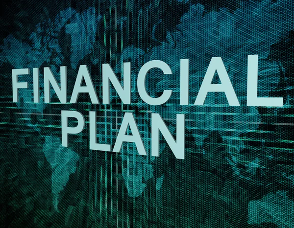 Financial Plan — Stock Photo, Image