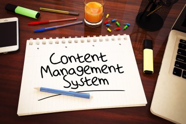 Content Management System clipart