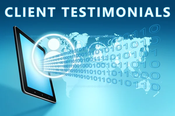 Client Testimonials — Stock Photo, Image