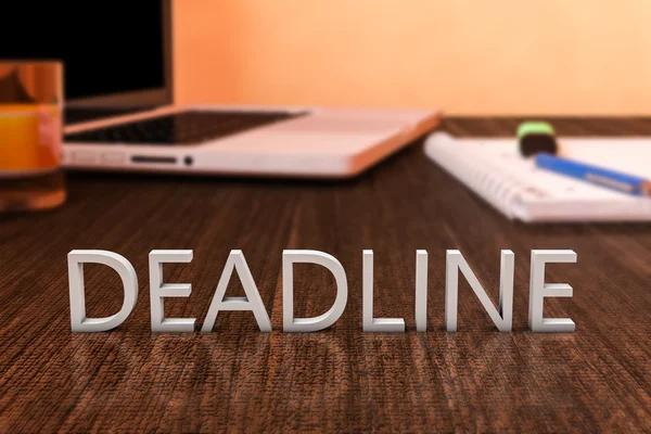 Deadline — Stock Photo, Image