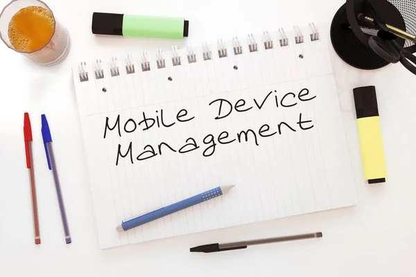 Mobile Device Management — Stock Photo, Image