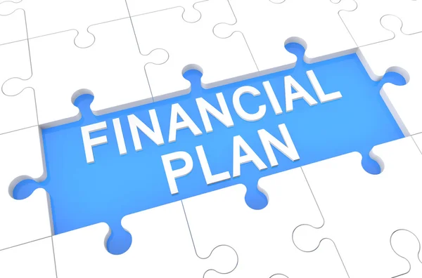 Financial Plan — Stock Photo, Image