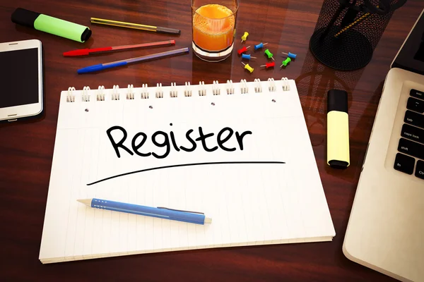 Register — Stock Photo, Image