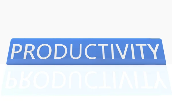 Produktivitet — Stockfoto
