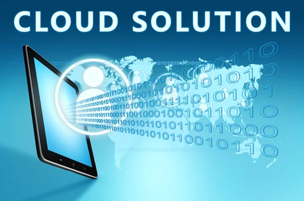 Soluzione cloud — Foto Stock