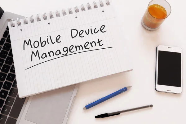 Mobile Device Management — Stock Photo, Image