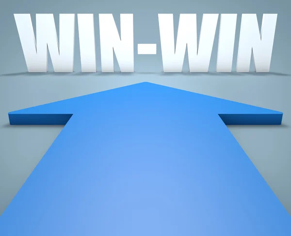 Win-win- — Stockfoto