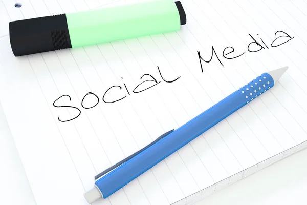 Sociale media — Stockfoto