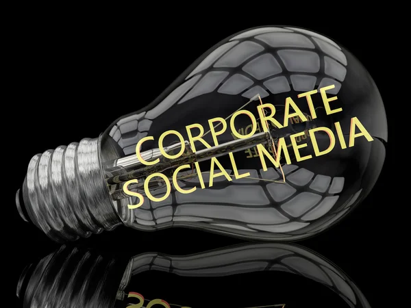 Médias sociaux d'entreprise — Photo