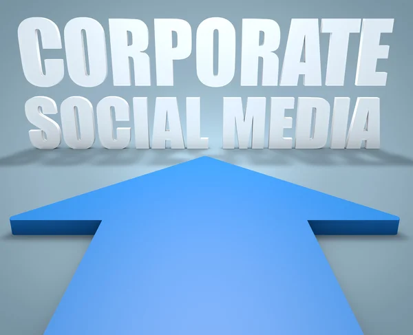 Corporate Social Media — Stock Photo, Image