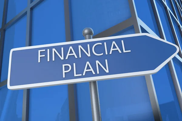 Financial Plan — Stock Photo, Image