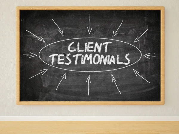 Client Testimonials — Stock Photo, Image