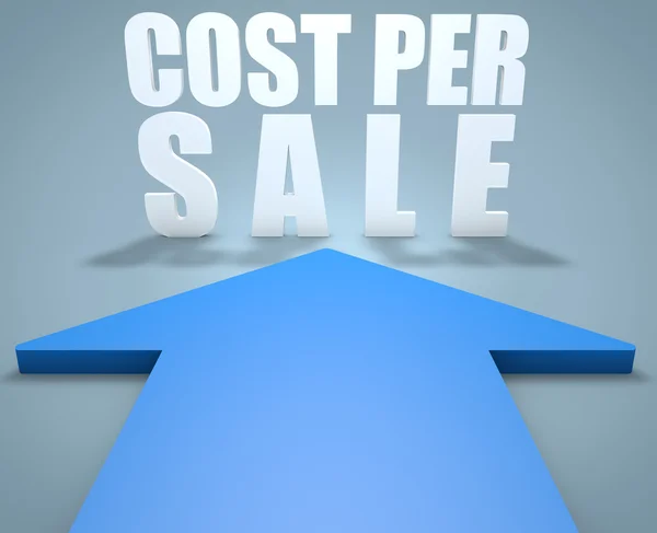Costo per vendita — Foto Stock