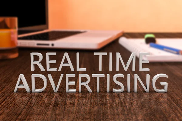 Real Time Advertising — Stock Photo, Image