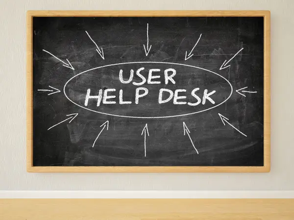 Gebruiker helpdesk — Stockfoto