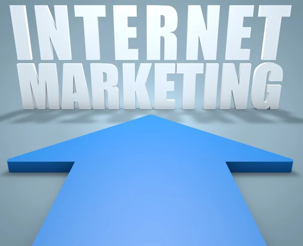 Marketing en Internet — Foto de Stock