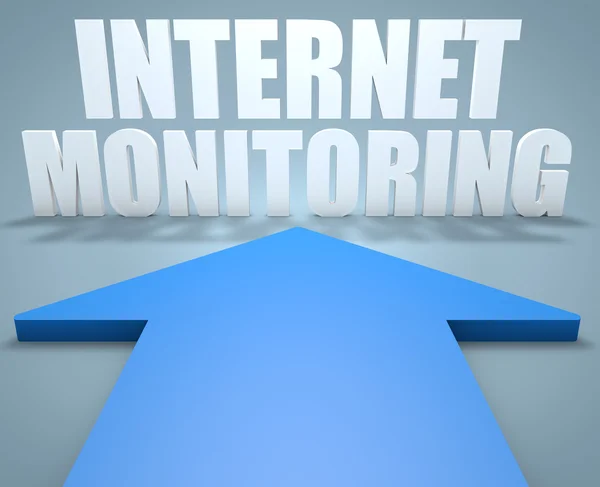 Monitoring Internetu — Zdjęcie stockowe