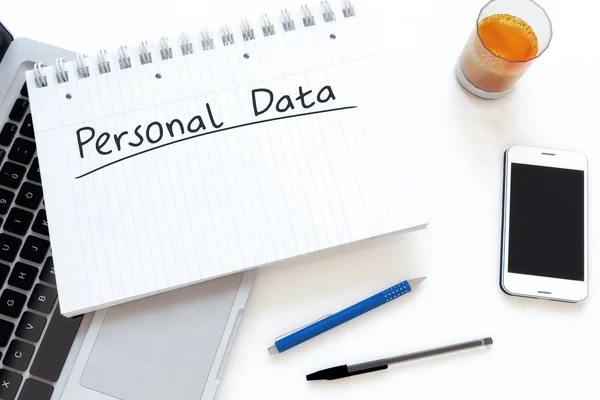 Dati personali — Foto Stock