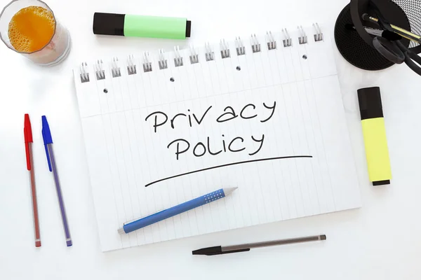 Privacybeleid — Stockfoto