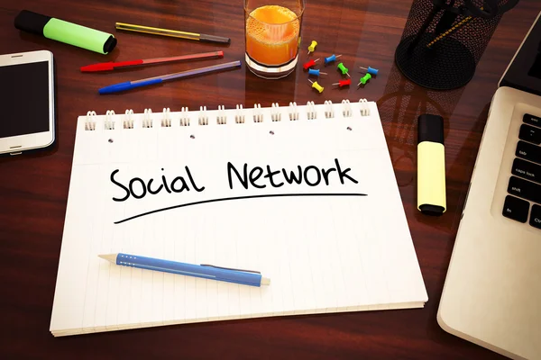 Sociala nätverk — Stockfoto
