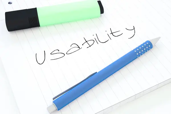 Usability — Stock Photo, Image