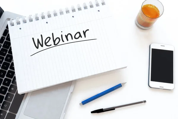 Webinar — Stock Photo, Image