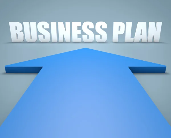 Бизнес план — стоковое фото