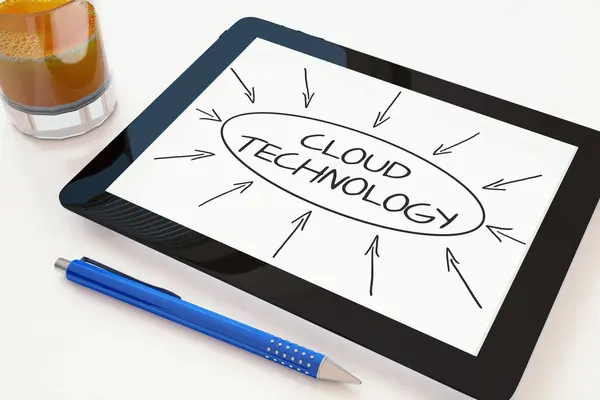 Tecnología de nube — Foto de Stock