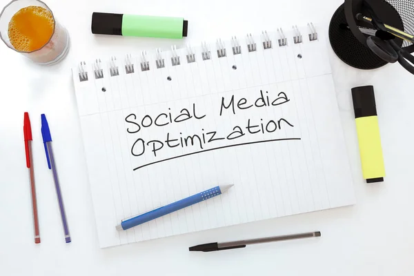 Optymalizacja mediów społecznych — Zdjęcie stockowe