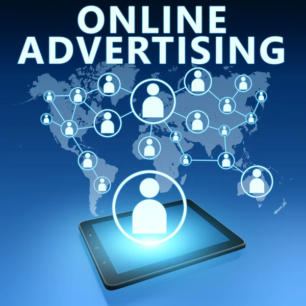 Online Διαφήμιση — Φωτογραφία Αρχείου