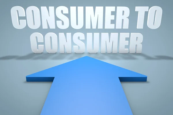 Konsumenta do konsumenta — Zdjęcie stockowe