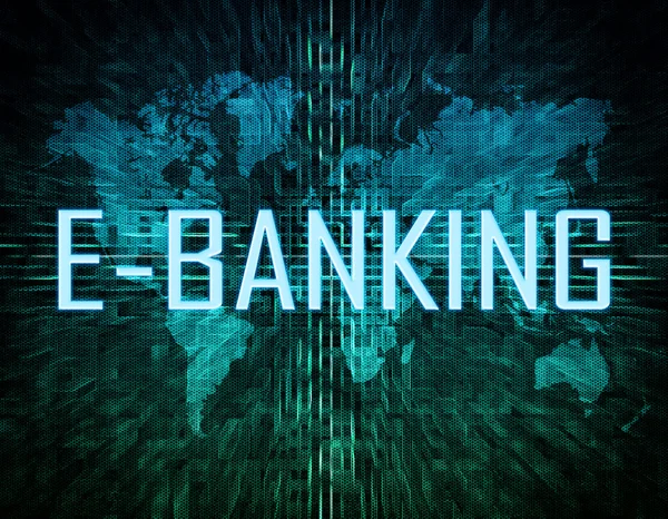 E-Banking — Stockfoto