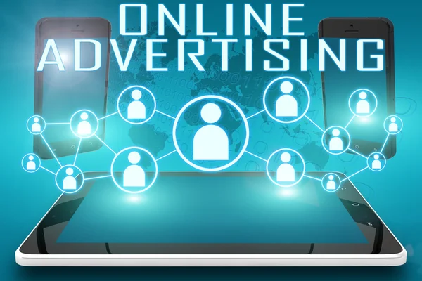 Online-Werbung — Stockfoto