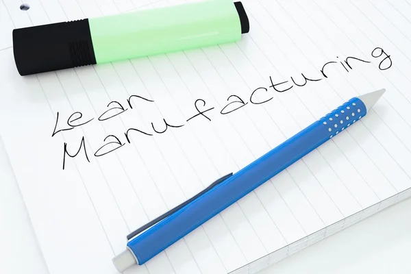 Lean manufacturing — Stock Fotó