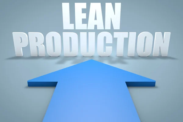 Lean produktion — Stockfoto