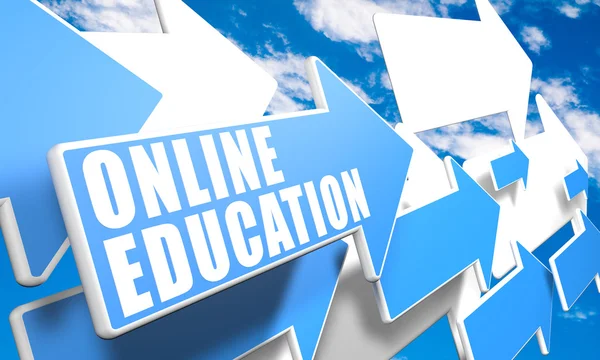 Online oktatás — Stock Fotó