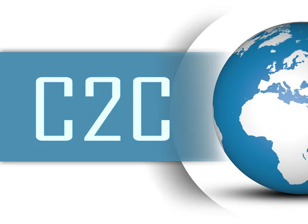 Concetto C2C — Foto Stock
