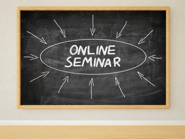 Online seminarium — Zdjęcie stockowe