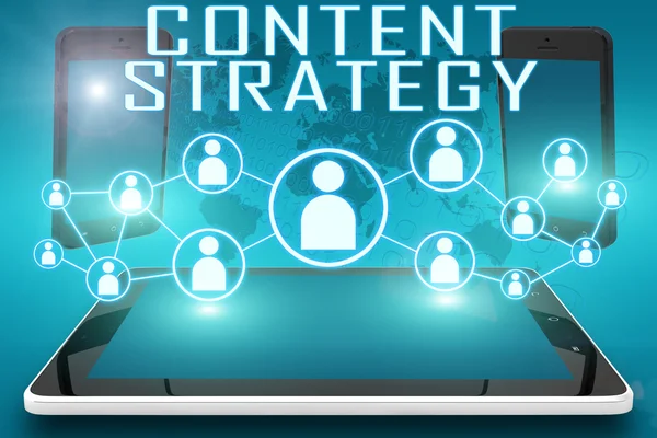 Content-Strategie — Stockfoto