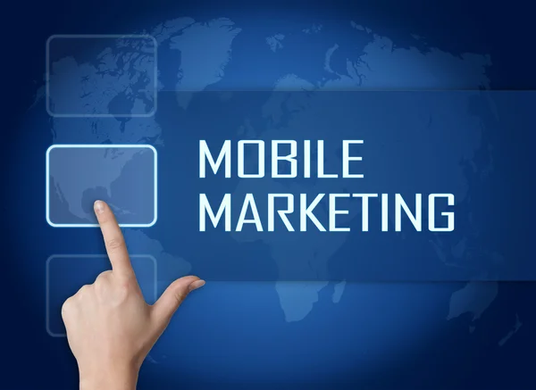 Marketing mobilny — Zdjęcie stockowe