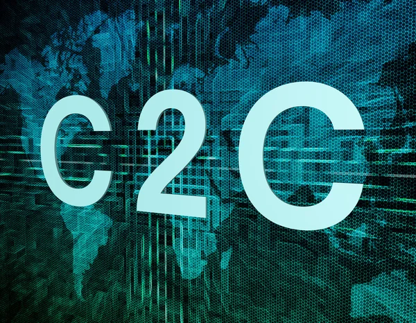 Concepto C2C — Foto de Stock