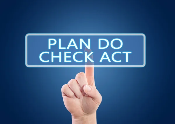 Plan check hacer acto —  Fotos de Stock